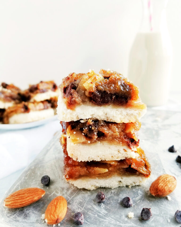 Vegan Chocolate Almond ‘Butter Tart’ Squares