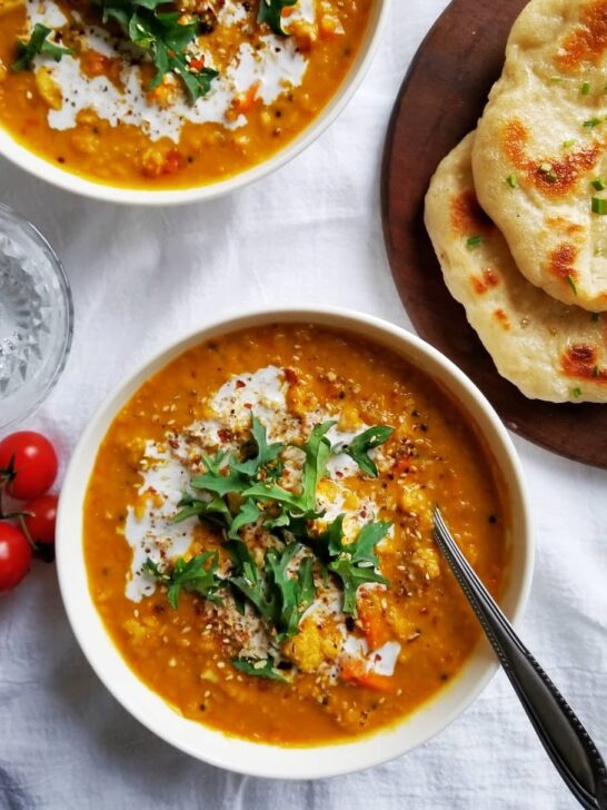 Red Lentil and Cauliflower Dal