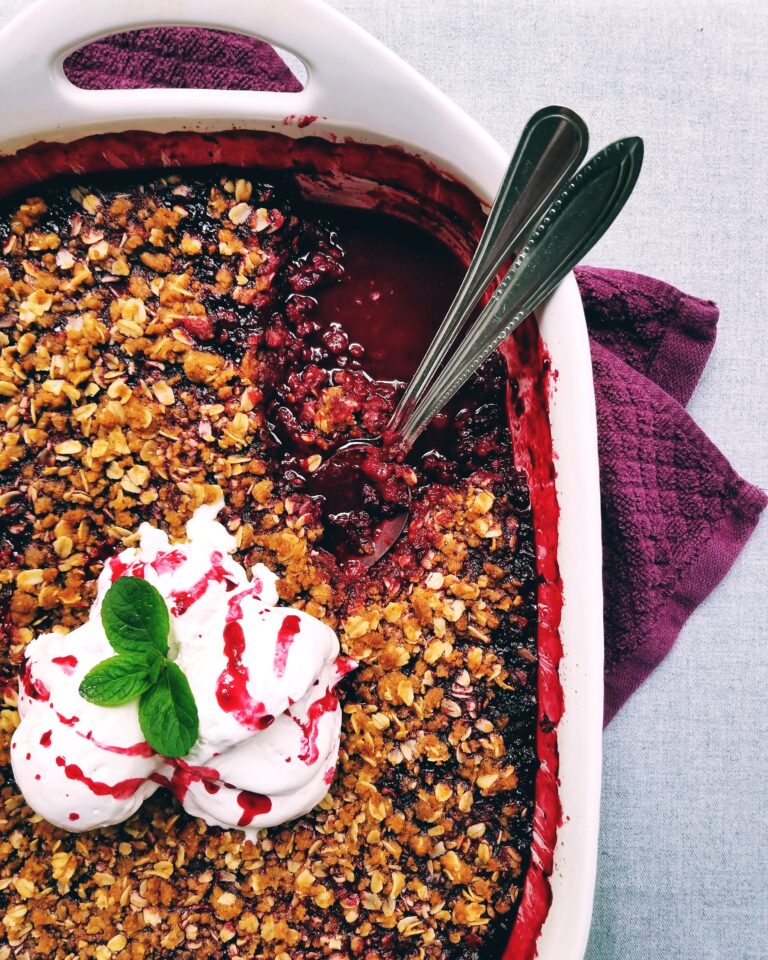 Blackberry Cinnamon Crisp