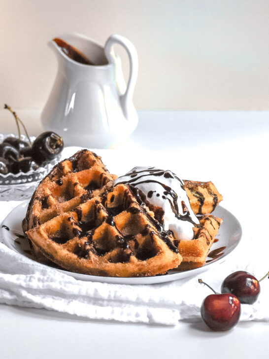 Vegan Churro Waffles