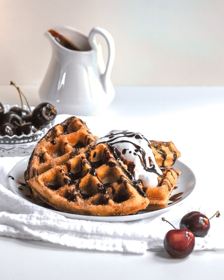 Vegan Churro Waffles