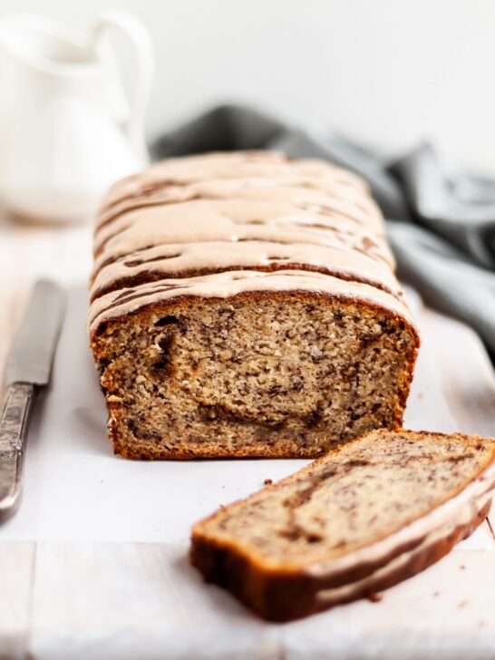 Vegan Cinnamon Swirl Banana Bread