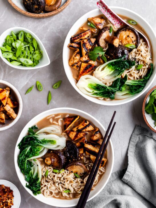 Vegan Mushroom Miso Ramen