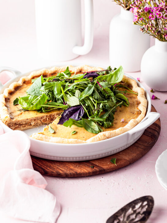 Vegan French Onion Tart
